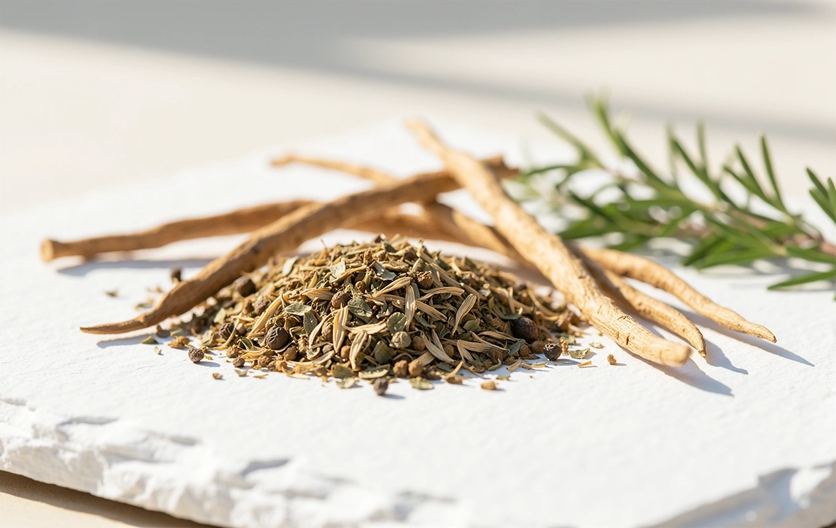 Natural botanical ingredients for men's wellness