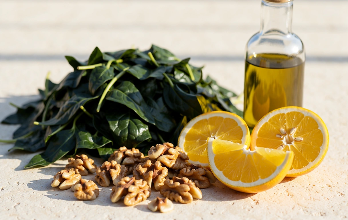 Fresh healthy ingredients